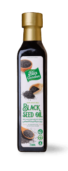 Black seed oil bottle